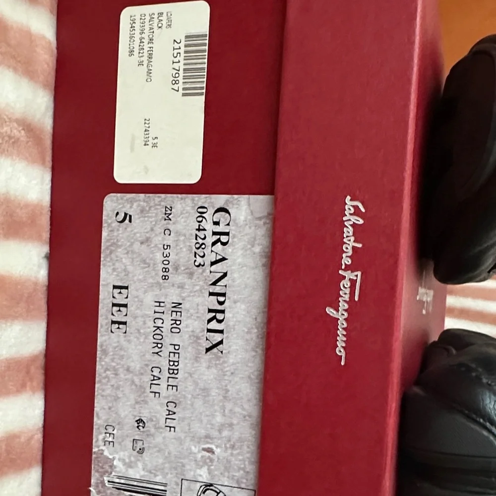 Salvatore Ferragamo Black Leather Loafers - Picture 5 of 6